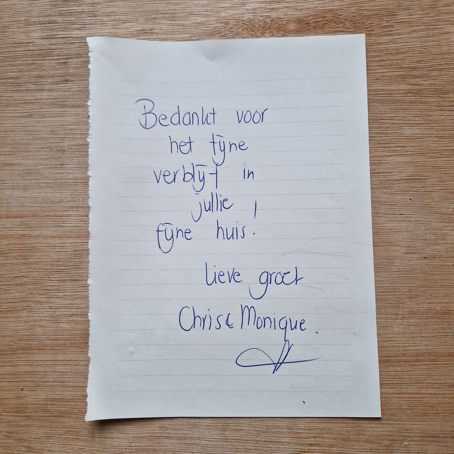 Gastenboek Wad&Loft
